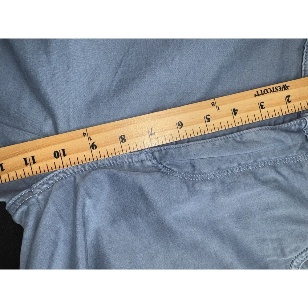 Johnnie-O Carmel Pants Men 34x34 5-Pocket Stretch JMPA100050 Blue Stretch Chinos